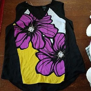 Worthington XL Floral Tank top